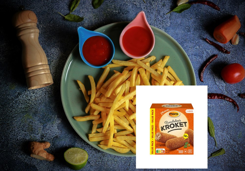 Broodje kip Döner met saus